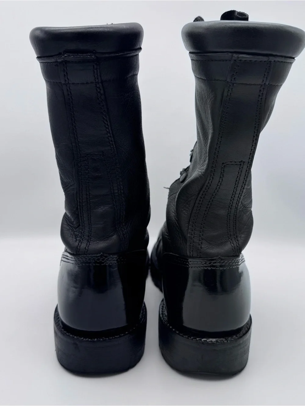 Corcoran 1520 Jump Boots Black Leather Military Combat Men 9.5 M Made In USA